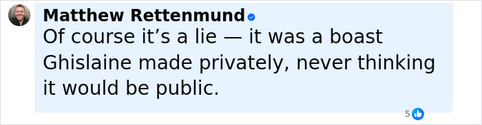 Matthew Rettenmund responding to allegations related to George Clooney in Virginia Giuffre Epstein memoir controversy.