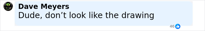 Alt text: Social media comment saying dude, don&rsquo;t look like the drawing about woman viral psychic drawing love life change