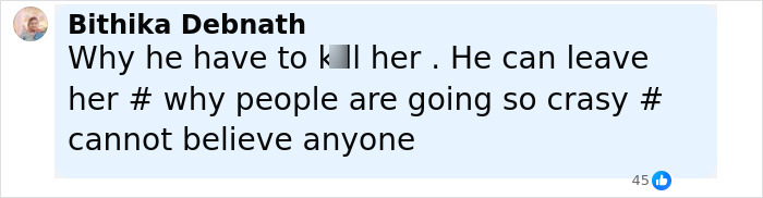 Comment on social media discussing shock and disbelief over doctor who argued against wife&rsquo;s autopsy after sudden passing.