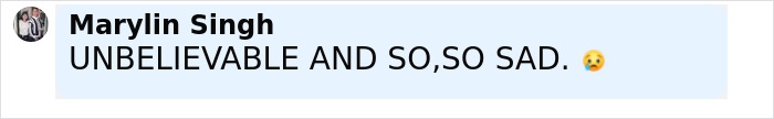User comment from Marylin Singh expressing disbelief and sadness about doctor who argued against wife&rsquo;s autopsy after sudden passing arrest.
