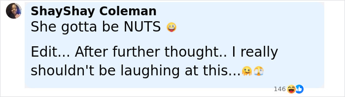 Screenshot of a social media comment reacting to a woman&rsquo;s unhinged act after breaking into boyfriend&rsquo;s home.