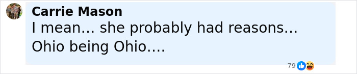 Text message conversation showing a comment about a woman&rsquo;s unhinged act after breaking into boyfriend&rsquo;s home.