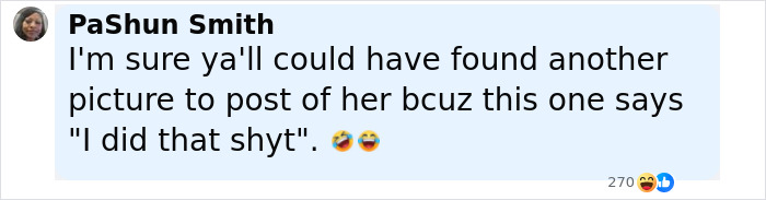 Comment on social media criticizing choice of image in woman's unhinged act after breaking into boyfriend&rsquo;s home case.