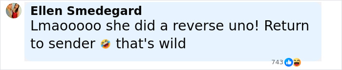 Screenshot of a social media comment reacting to a woman giving her friend with benefits a cooler and saying here's your kid.