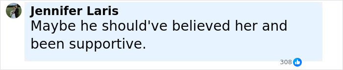 Screenshot of a social media comment discussing a woman giving her friend with benefits a cooler and mentioning her child.