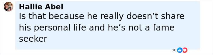 Comment by Hallie Abel discussing Keanu Reeves&rsquo; private nature and lack of fame-seeking amid Rosie O'Donnell controversy.