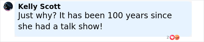 Comment by Kelly Scott questioning why Rosie O'Donnell had Keanu Reeves as her worst guest on her talk show.