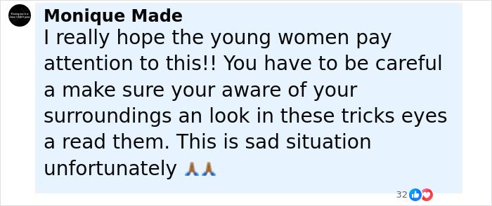 Comment warning young women to be careful and aware of surroundings after missing woman’s body found in hoarder’s home. Comment warning young women to be careful and aware of surroundings after missing woman’s body found in hoarder’s home.