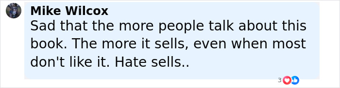 Comment by Mike Wilcox expressing sadness about the sales of Kevin Federline's memoir related to Britney Spears' brain damage.
