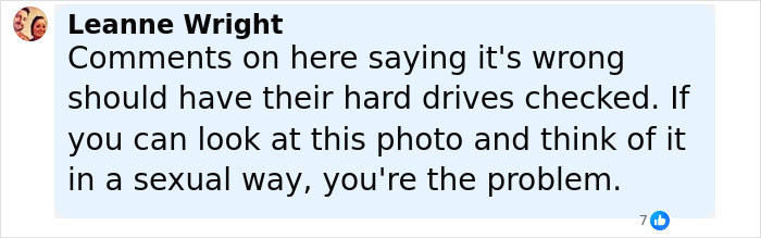 Comment by Leanne Wright defending David Beckham, addressing creepy relationship accusations involving his daughter.