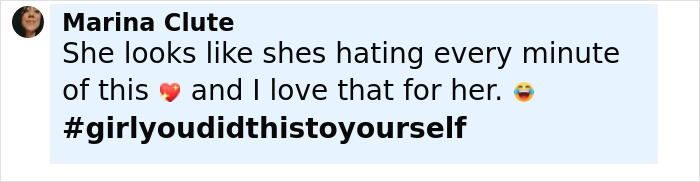 Comment expressing amusement over Jennifer Lopez and Ben Affleck cozying up, highlighting fan rage and confusion on social media.