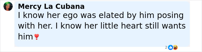 Comment expressing fan rage and confusion after Jennifer Lopez and Ben Affleck cozy up on the red carpet.
