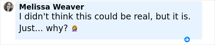 Social media comment expressing disbelief about the wig for private parts from Kim Kardashian's SKIMS collection.