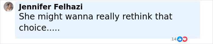 Comment by Jennifer Felhazi expressing concern about a relationship choice related to insiders branding Justin Trudeau&rsquo;s romance.