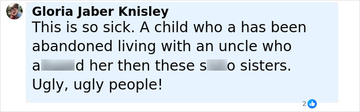 Comment on social media about a 12-year-old escaping severe mistreatment, described as deeply disturbing by sheriff.