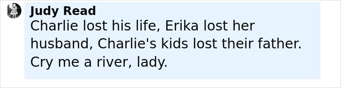 Screenshot of a social media comment about Charlie Kirk with focus on Teacher Of The Year finalist controversy.