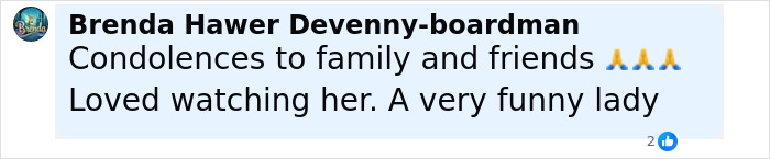 Comment expressing condolences for Diane Keaton, mentioning her health decline and efforts to sell her $28M home.