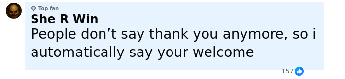 Comment about lack of gratitude on social media related to woman losing life outside pet store after argument over thank you.