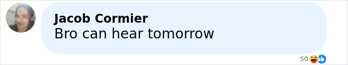 Comment text saying Bro can hear tomorrow from user Jacob Cormier, related to Florida man tantrum at Starbucks over Pride flag.