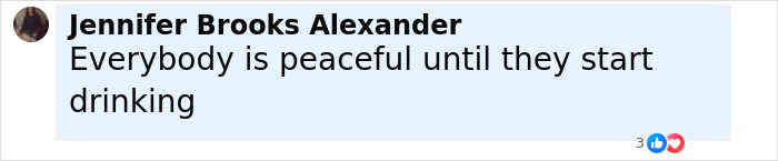 Jennifer Brooks Alexander commenting about behavior in a blue text box with reactions below the comment.