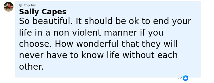 Comment on a social post discussing Holocaust survivor Ruth Posner and her husband&rsquo;s final email after their passing.