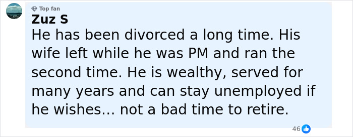 Comment on Justin Trudeau&rsquo;s romance with Katy Perry described as a midlife crisis after his divorce.