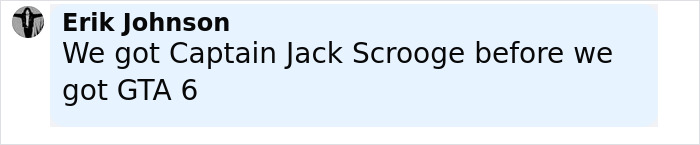 Screenshot of a social media comment about Johnny Depp&rsquo;s new movie role facing backlash from critics.