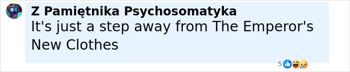 Comment on social media post discussing see-through outfits, highlighting blunt responses and risqu&eacute; fashion choices.