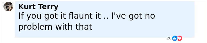 Comment from Kurt Terry saying if you got it flaunt it with no problem, relating to Dakota Johnson's risqu&eacute; outfits discussion.