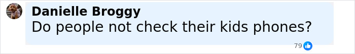 Comment on social media questioning parental supervision over kids' phone usage related to subway surfing incident.