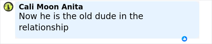 Fan comment on social media criticizing Hugh Jackman amid midlife crisis discussions in a relationship context.