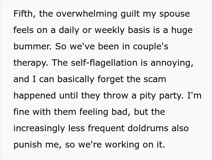 Person dealing with immense debt after falling for a scam investment, surprising spouse with zero savings and guilt. Person dealing with immense debt after falling for a scam investment, surprising spouse with zero savings and guilt.