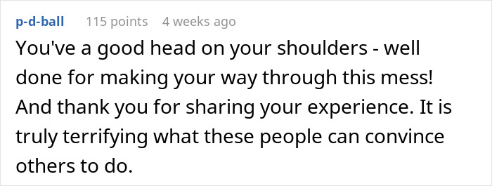 Comment praising resilience after falling victim to a scam investment causing immense debt and zero savings. Comment praising resilience after falling victim to a scam investment causing immense debt and zero savings.