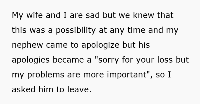 Text excerpt about a man snapping at his pregnant bedridden wife for ruining work meeting and being needy.