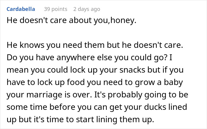 Pregnant woman frustrated as angry husband eats emergency snacks meant for her pregnancy cravings at home. Pregnant woman frustrated as angry husband eats emergency snacks meant for her pregnancy cravings at home.