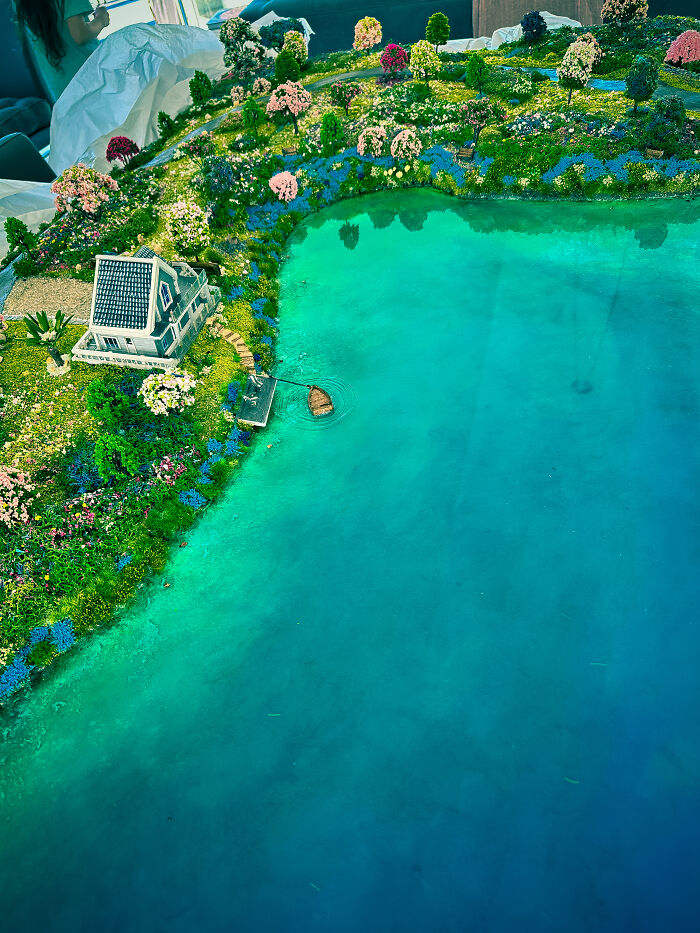 I Created A Miniature Of My Customer&rsquo;s Lake House With A Hidden Tiny Girl That Only She Would Know About