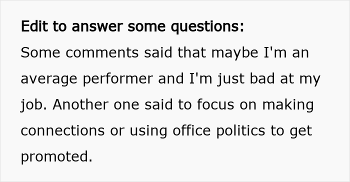 Text excerpt discussing an employee questioning if exposing management and HR to coworkers will make life more difficult.