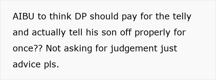 Man Refuses To Buy A New TV After His Son Smashed Theirs Out Of Anger