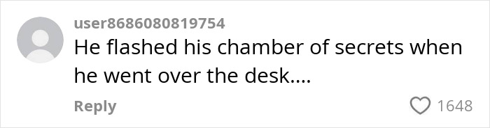 User comment mocking a Harry Potter reference, related to J.K. Rowling, posted online with 1648 likes.