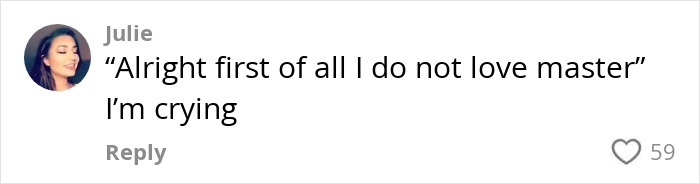 Comment from Julie expressing strong emotions, related to J.K. Rowling and trans rights discussion online.