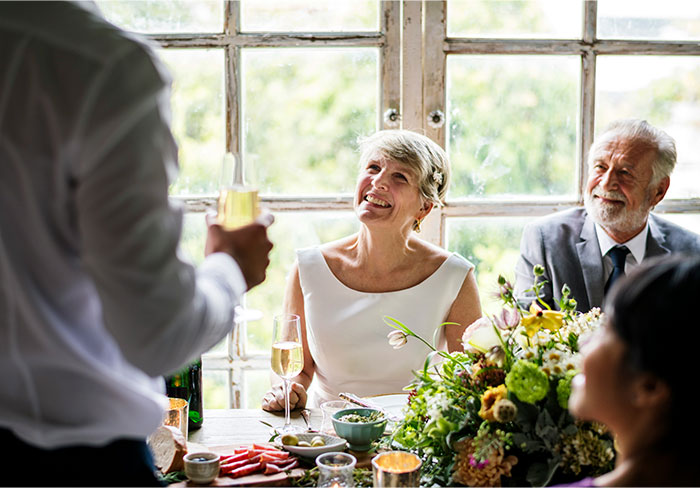 Woman making brother feel like she hates him after he thanks her, showing tension during a family gathering.