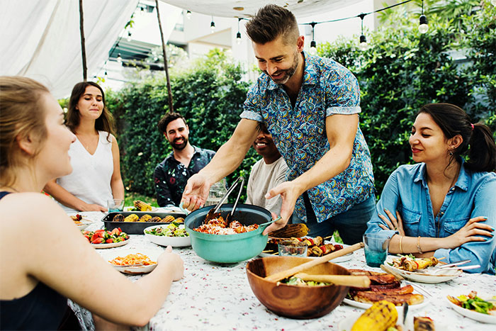 Family dinner scene with mom and in-laws outdoors, highlighting tension as mom refuses to attend family dinners anymore. Family dinner scene with mom and in-laws outdoors, highlighting tension as mom refuses to attend family dinners anymore.
