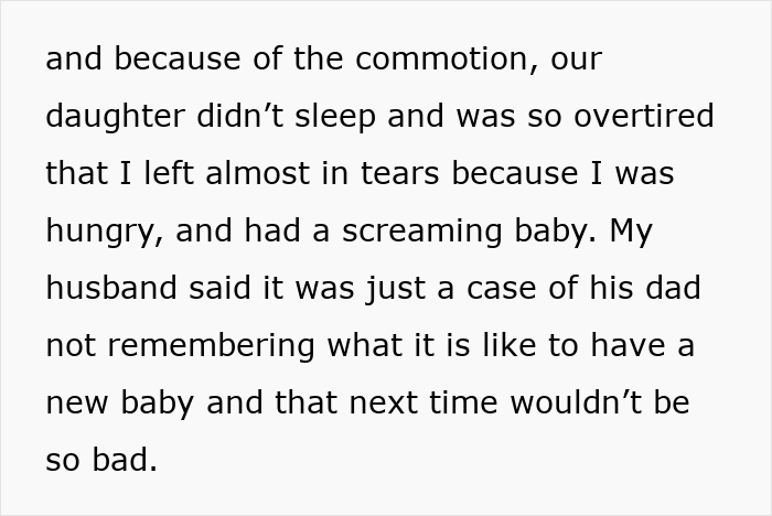 Mom refusing to attend family dinners after feeling ignored by her in-laws during stressful visits with a newborn and baby. Mom refusing to attend family dinners after feeling ignored by her in-laws during stressful visits with a newborn and baby.