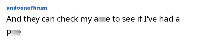 Screenshot of a social media post discussing a university requiring female staff to photograph sanitary pads as proof of menstruation.