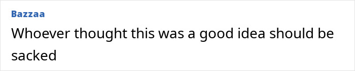 Screenshot of a social media comment criticizing the requirement for female staff to photograph sanitary pads to prove their period.