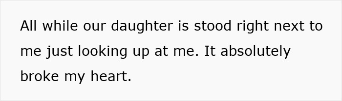 Wife feeling emotionally crushed by husband's cruelty, expressing heartbreak while daughter looks on silently nearby.