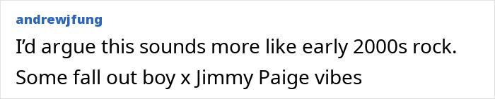 Comment on a post discussing a hard rock cover of 50 Cent's Many Men, comparing it to early 2000s rock vibes.