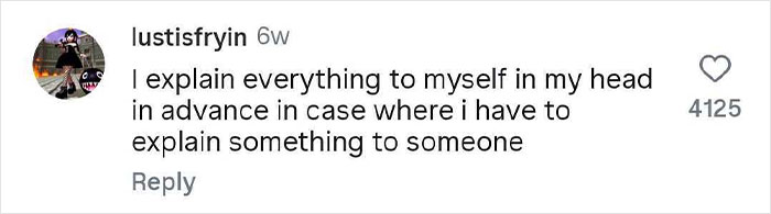 Screenshot of a social media comment revealing a hilariously strange thing people do when no one is watching.