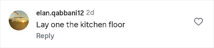 Comment from social media user elan.qabbani12 sharing a hilariously strange thing people do when no one is watching.