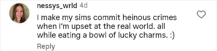 Screenshot of a social media comment revealing a hilariously strange thing people do when no one is watching.